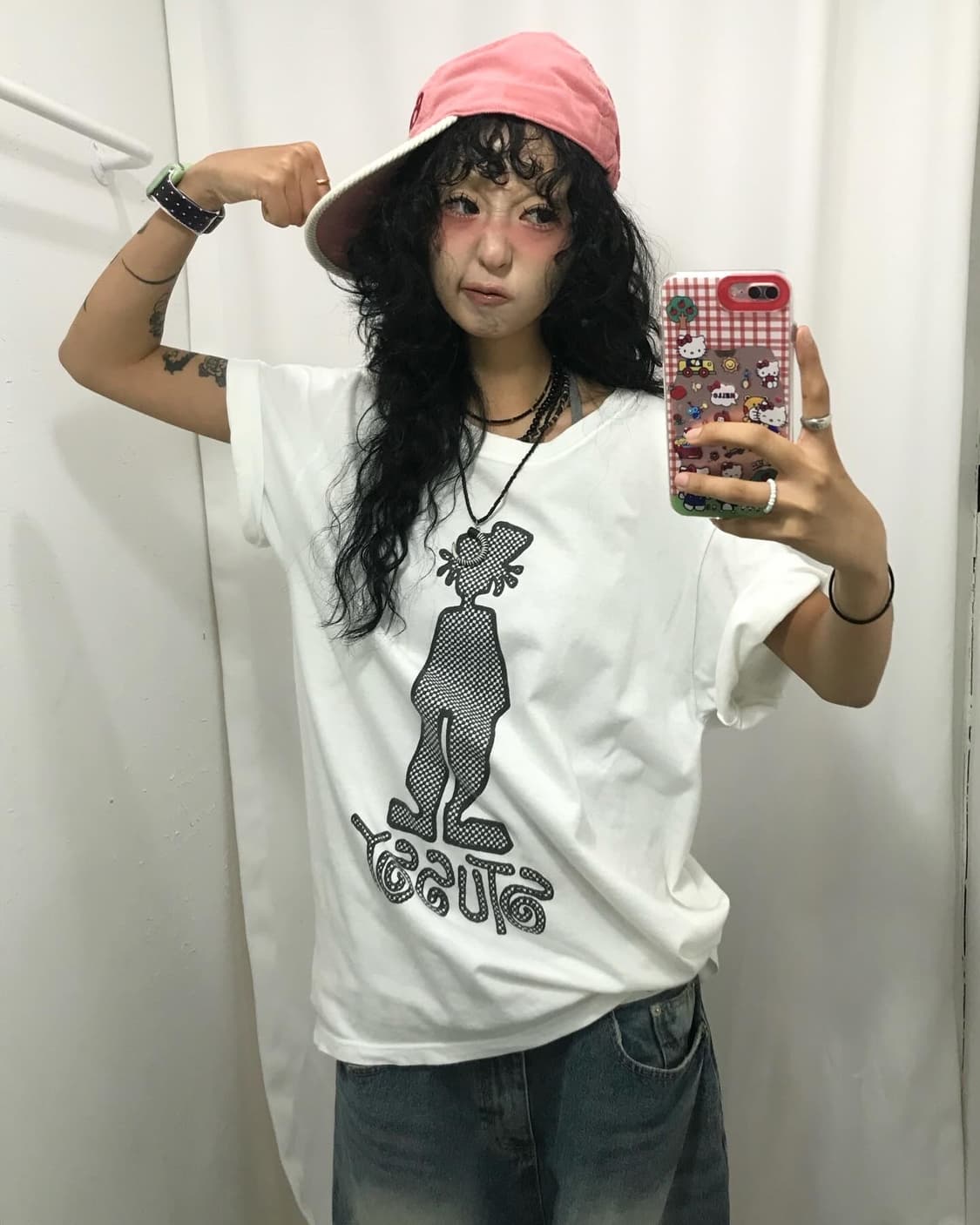 Stussy Regemon Printing T-shirt 상품이미지1