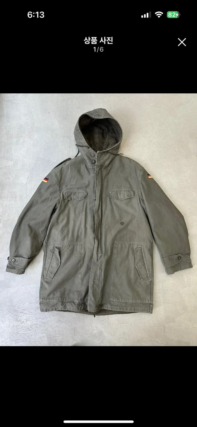 90s 독일 연방군 정품 필드 파카 G.13 상품이미지1
