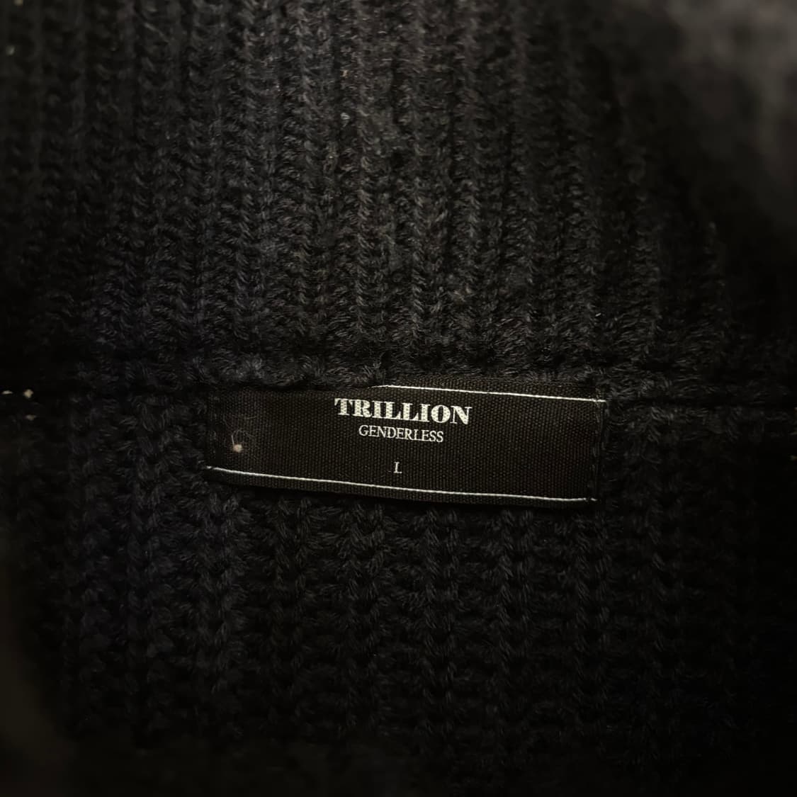 트릴리온 하프집업 니트 상품이미지3