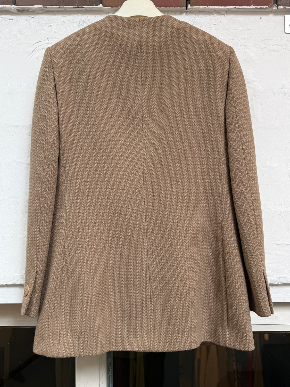 Giorgio Armani 울 헤링본 베이지 셋업 (블레이저) 44 상품이미지6