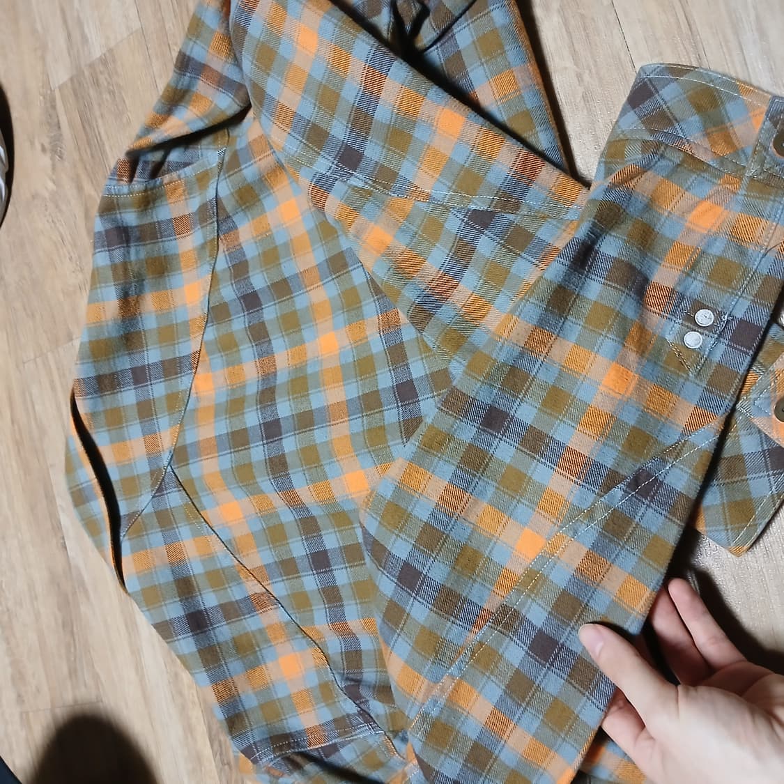 nike 나이키 조던 체크 셔츠 남방 상품이미지8