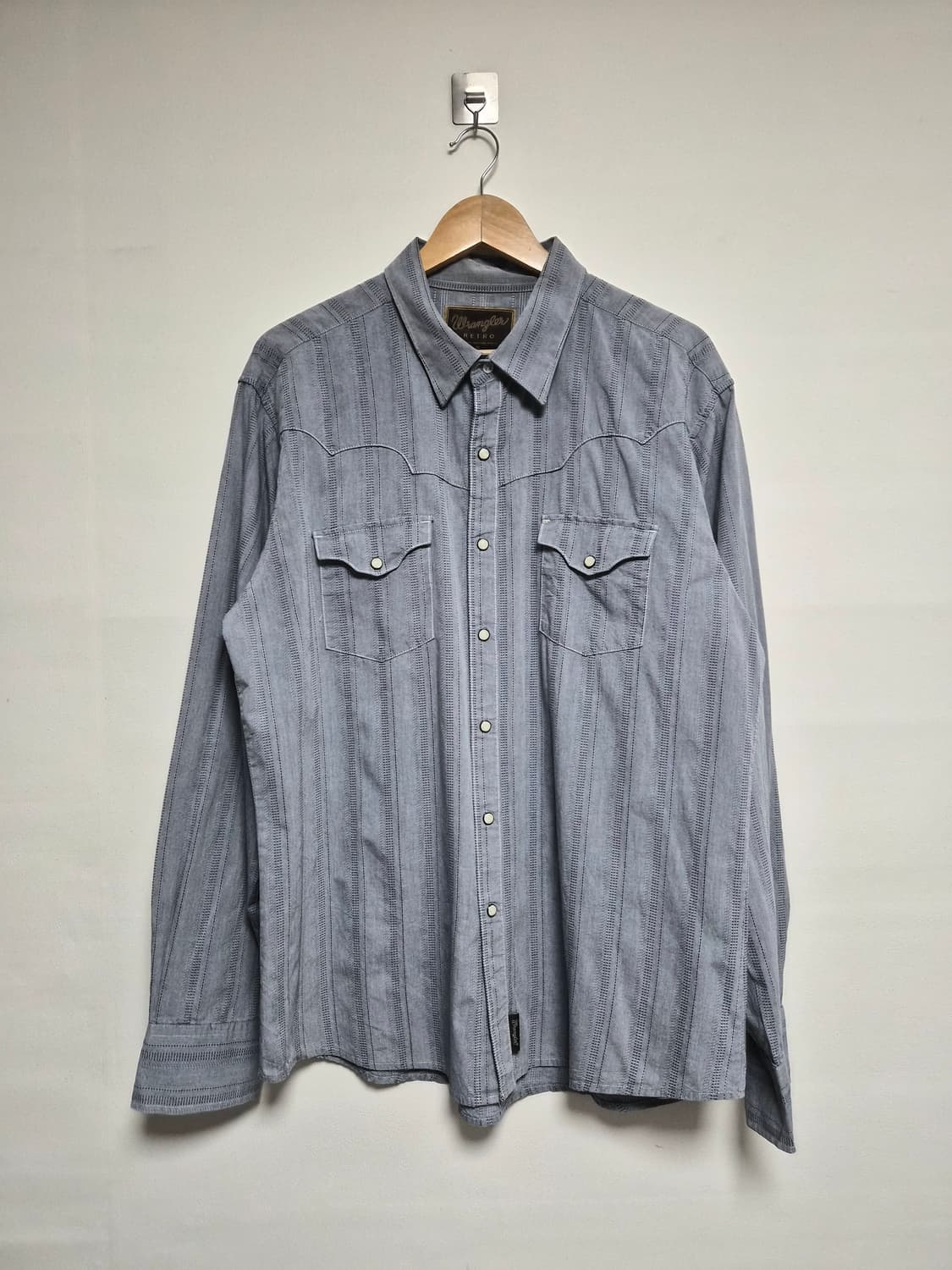 랭글러Wrangler 레트로 웨스턴 셔츠 XL - S365 상품이미지1