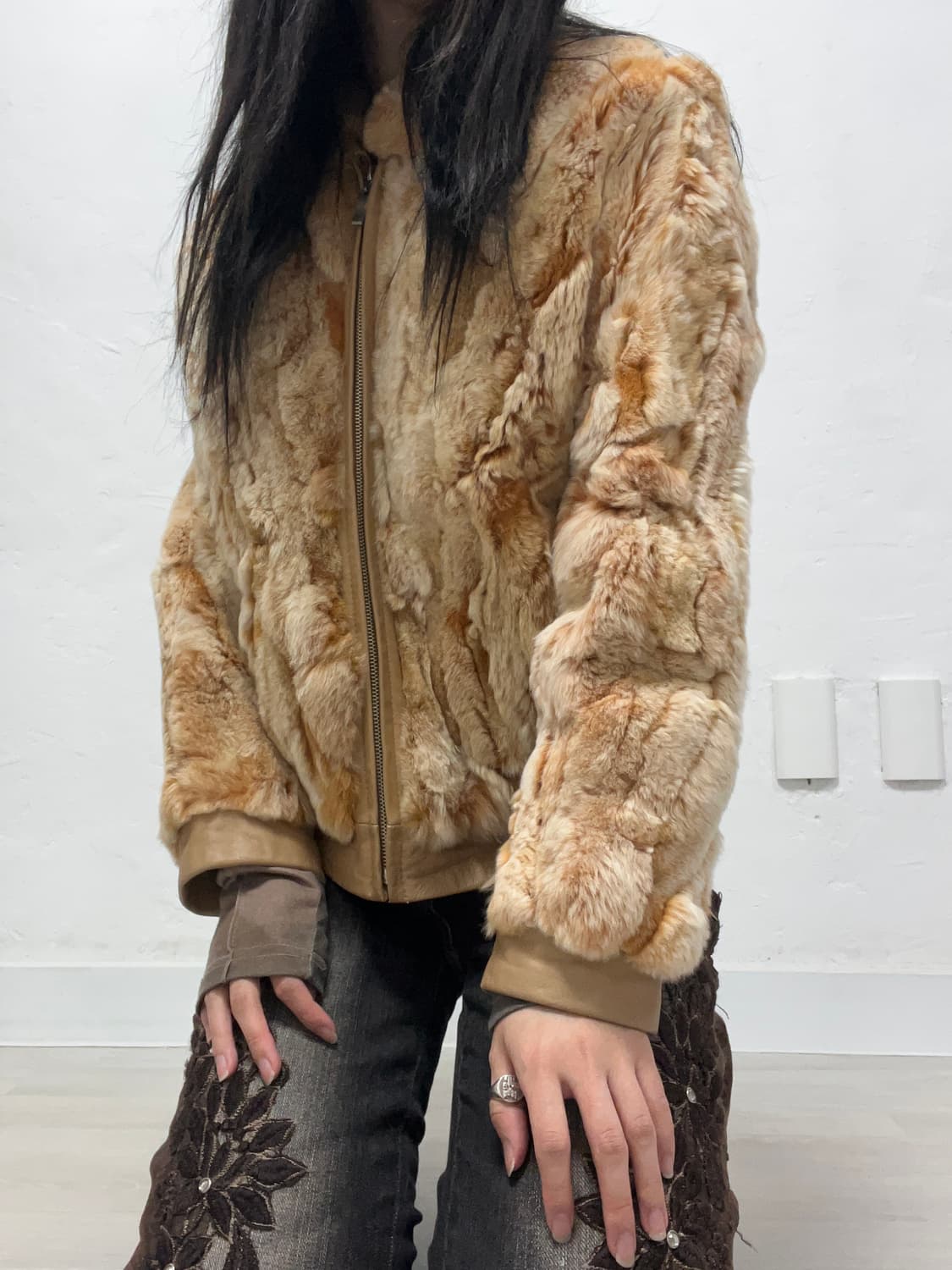 빈티지 퍼자켓 상품이미지1