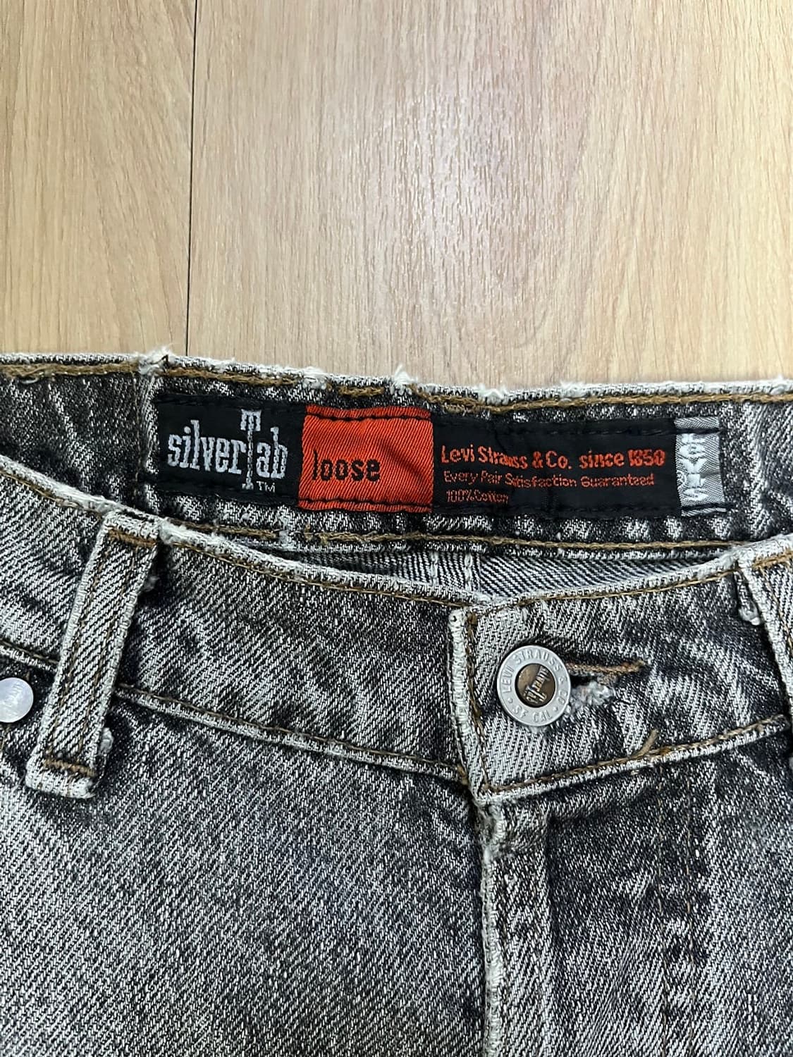 리바이스 실버탭 90s usa 루즈핏 데님 팬츠 [34x32] 상품이미지7