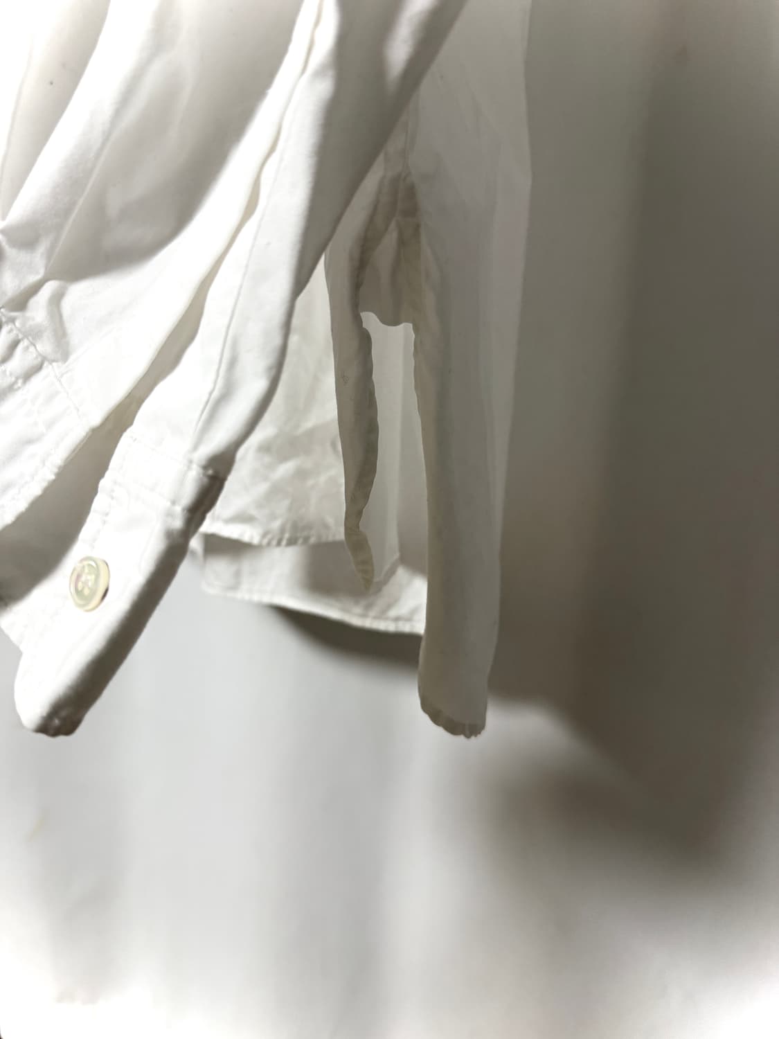 요지 야마모토 POUR 시그니처 히든 플라켓 셔츠 상품이미지7