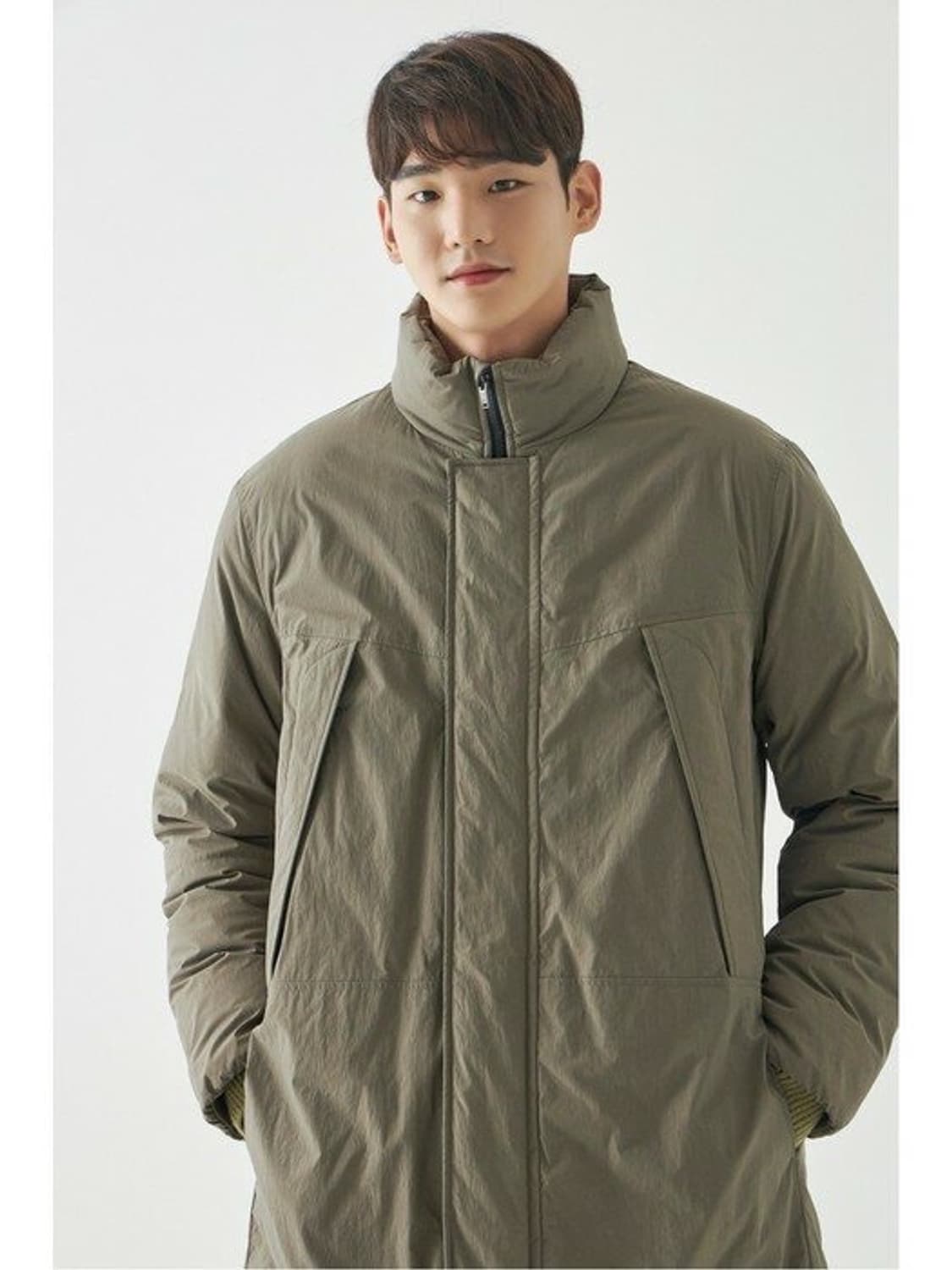 epigram 에피그램 하이넥 라이트 롱다운 자켓 상품이미지9