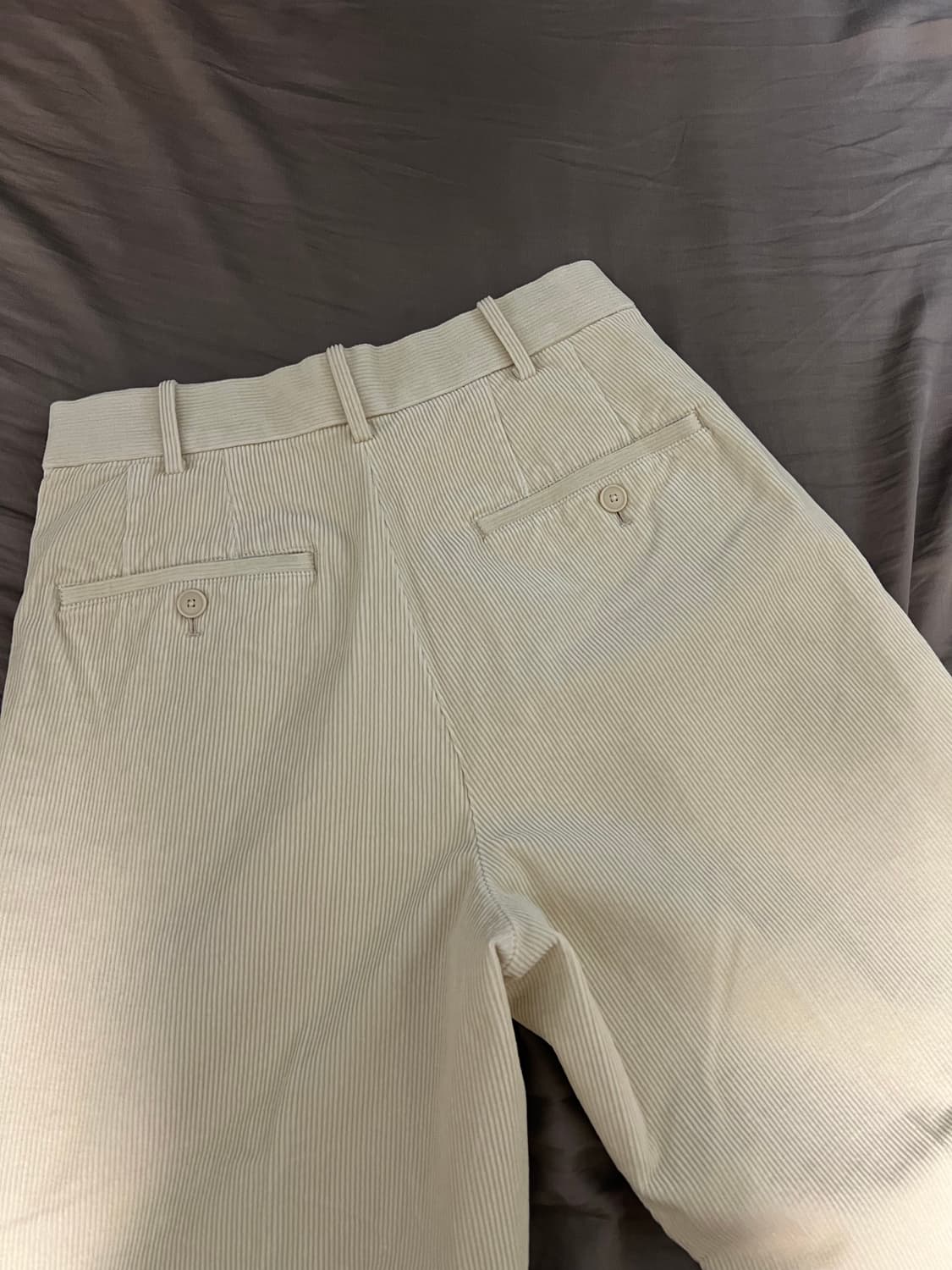 유니클로 코듀로이 골덴바지 화이트 xs  상품이미지3