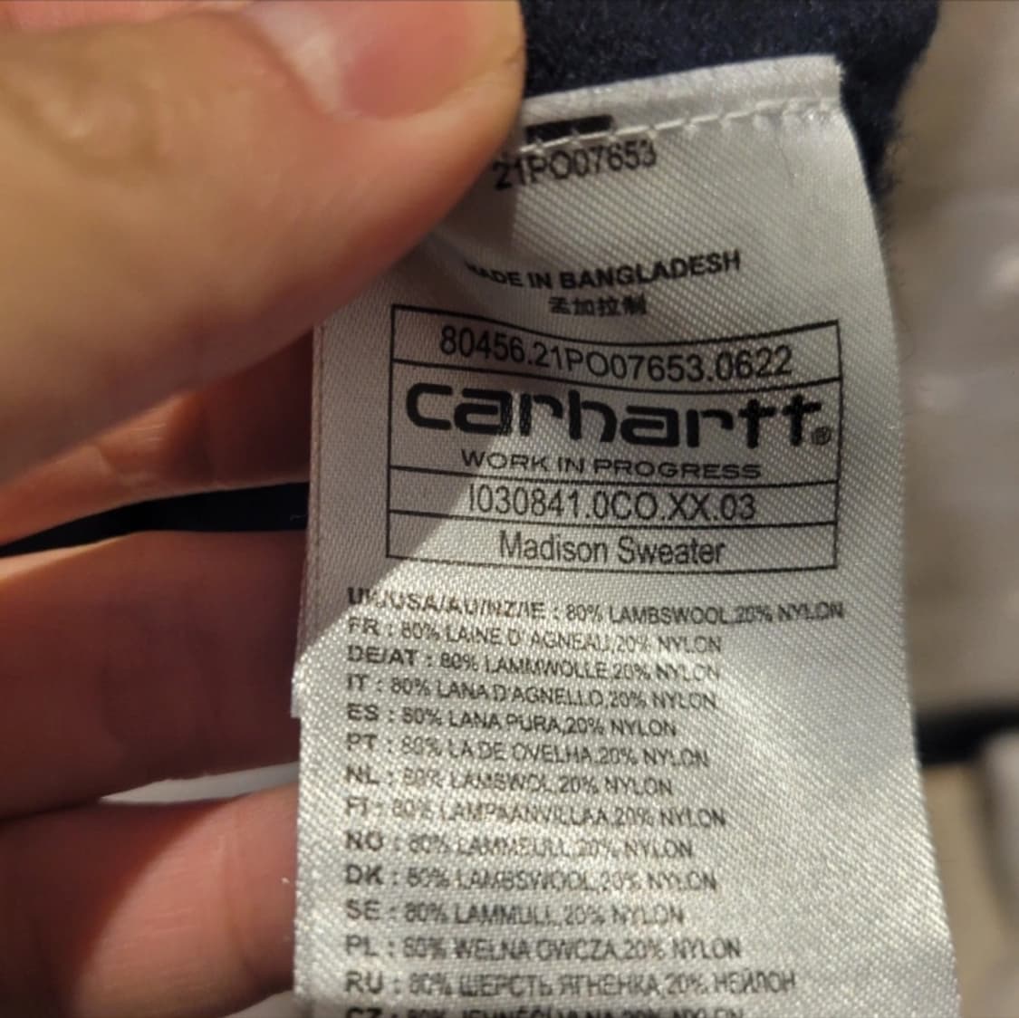 칼하트 니트 M(95)사이즈 상품이미지4