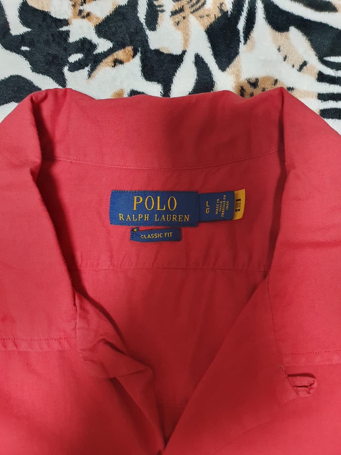 폴로 셔츠 빨간색 L 상품이미지3