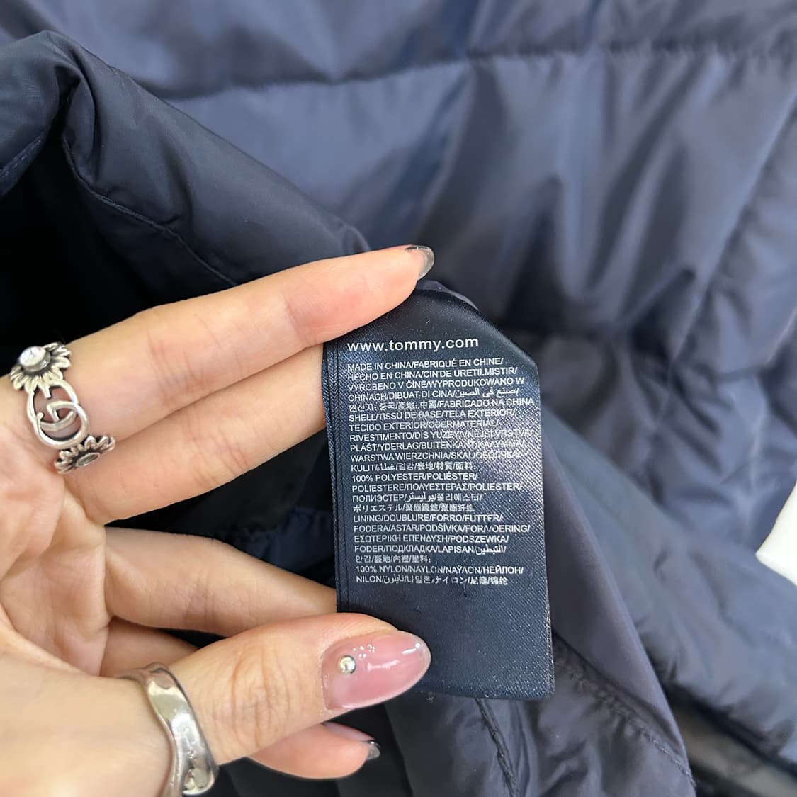 타미힐피거 여성 덕다운 패딩 M 상품이미지4