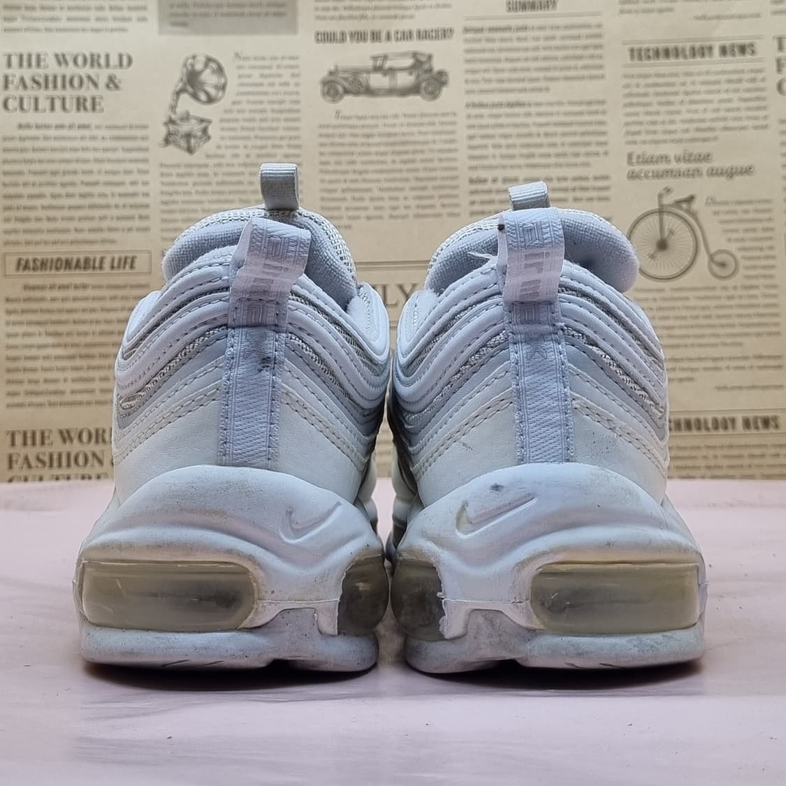 나이키 에어맥스 97 화이트 여성운동화235  상품이미지4