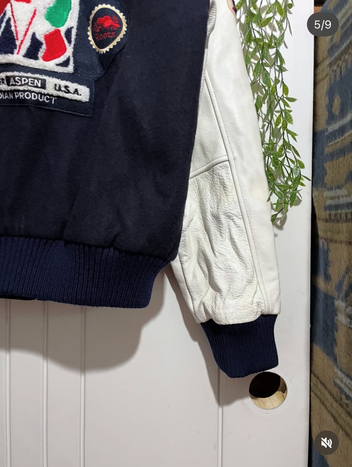 루츠 울 레더 바시티 상품이미지5