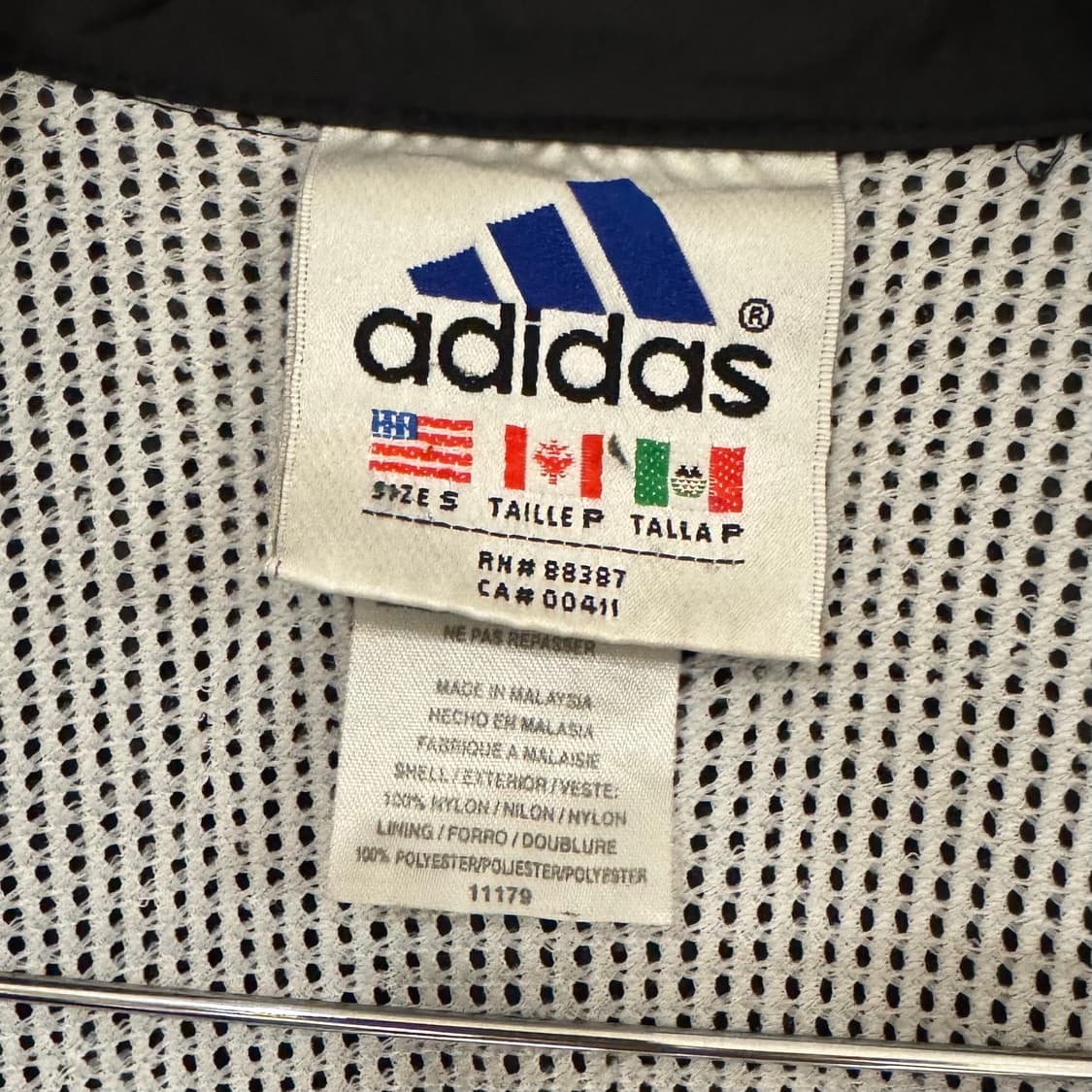 00s 아디다스 나일론 후드 트랙 자켓 상품이미지4