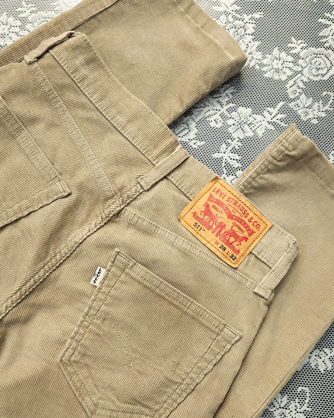 리바이스 511 여성 코듀로이 바지55 상품이미지3