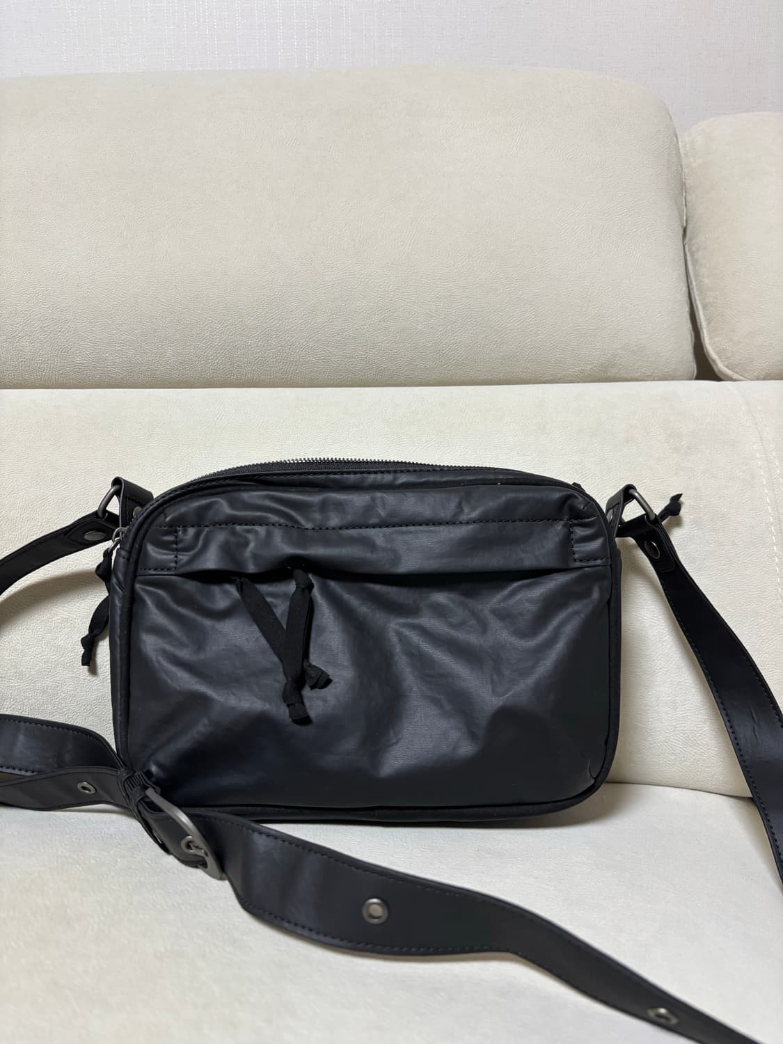 넌블랭크 스퀘어백 블랙 상품이미지2