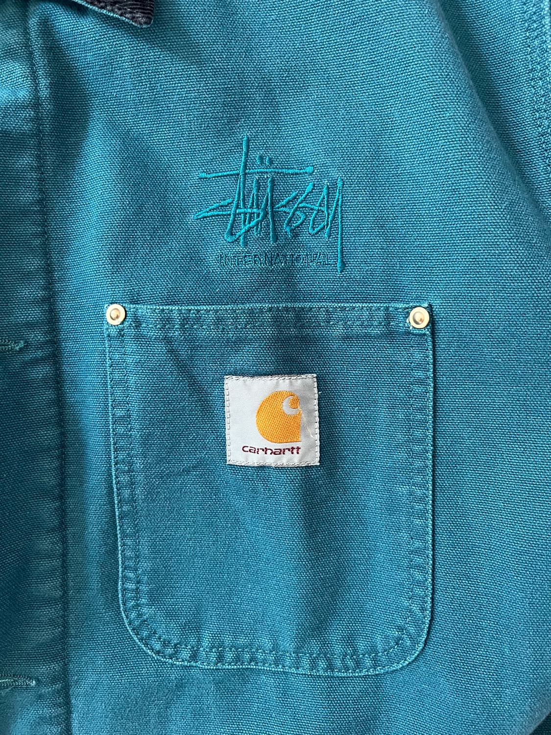 칼하트x스투시 초어자켓 xxl 상품이미지3