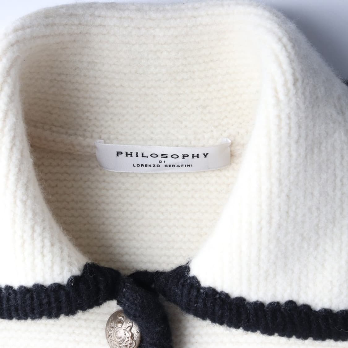 필로소피 디 로렌조 세라피니 배색 울 가디건 88 상품이미지5