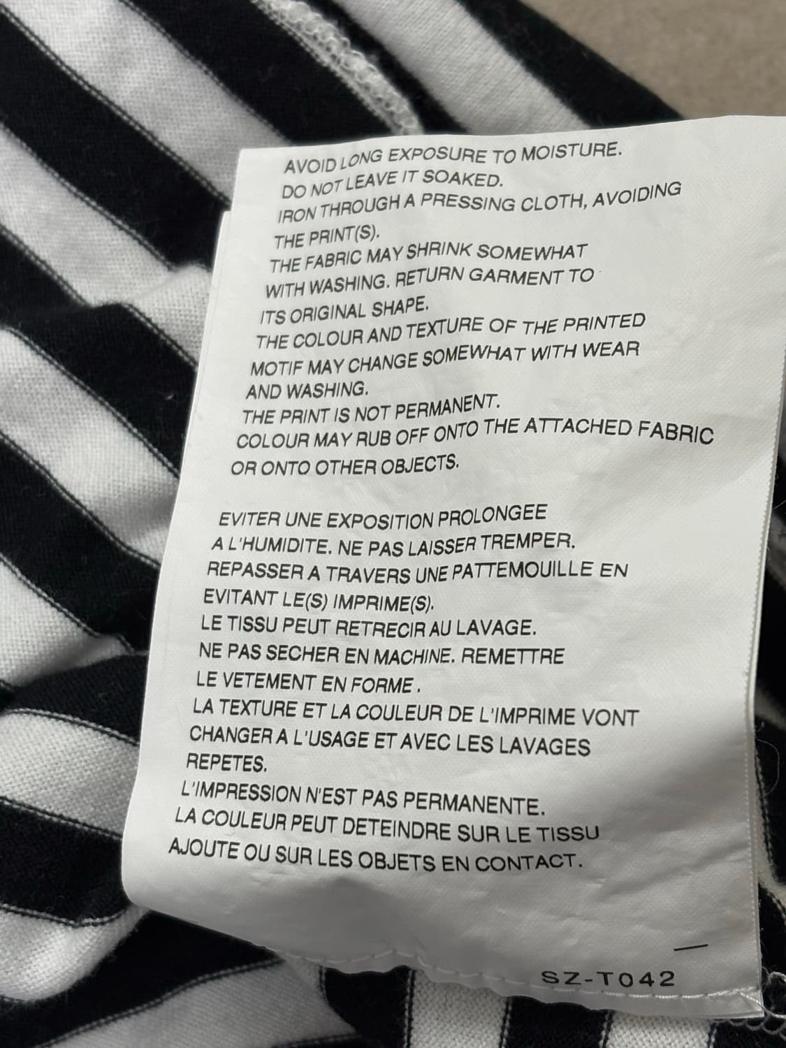 [XL] CDG 스트라이프티 상품이미지4