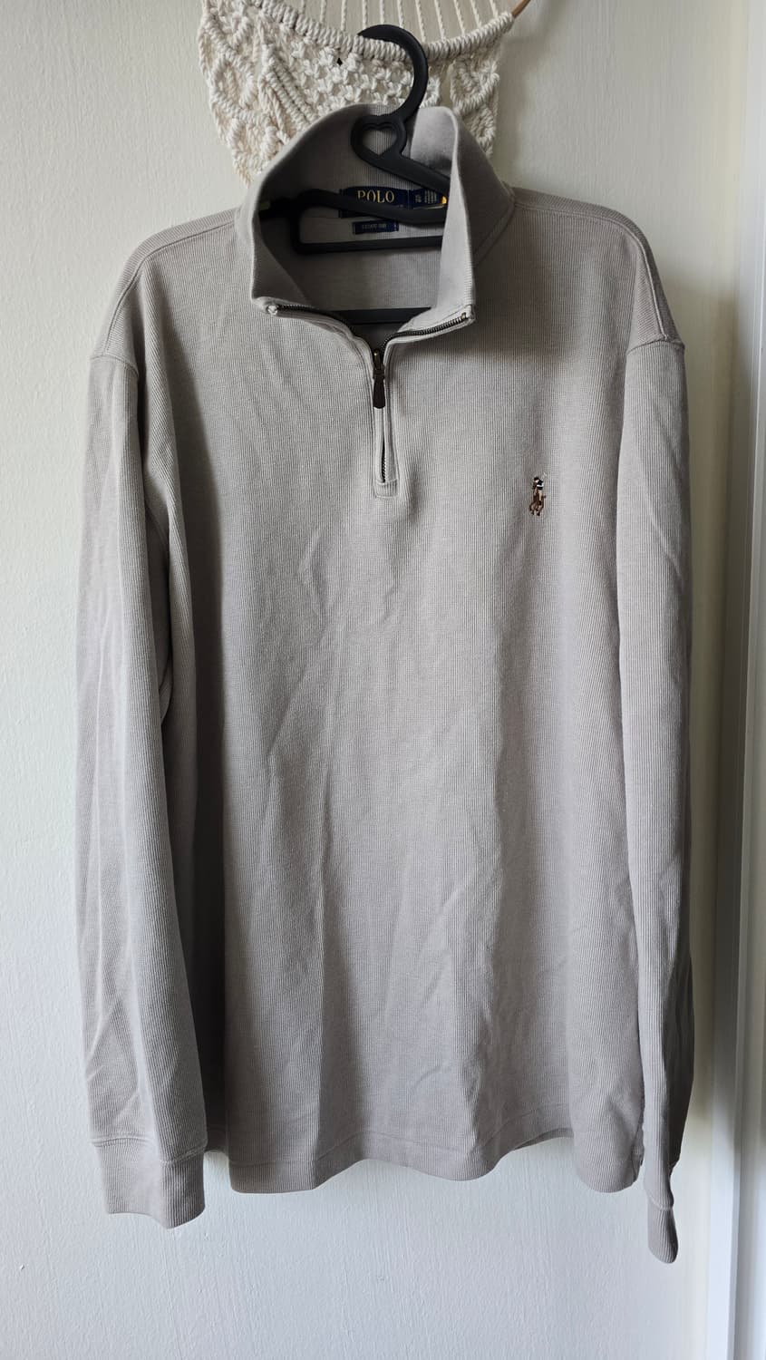 폴로 랄프로렌 스웻 반집업 XL 멀티포니 상품이미지1