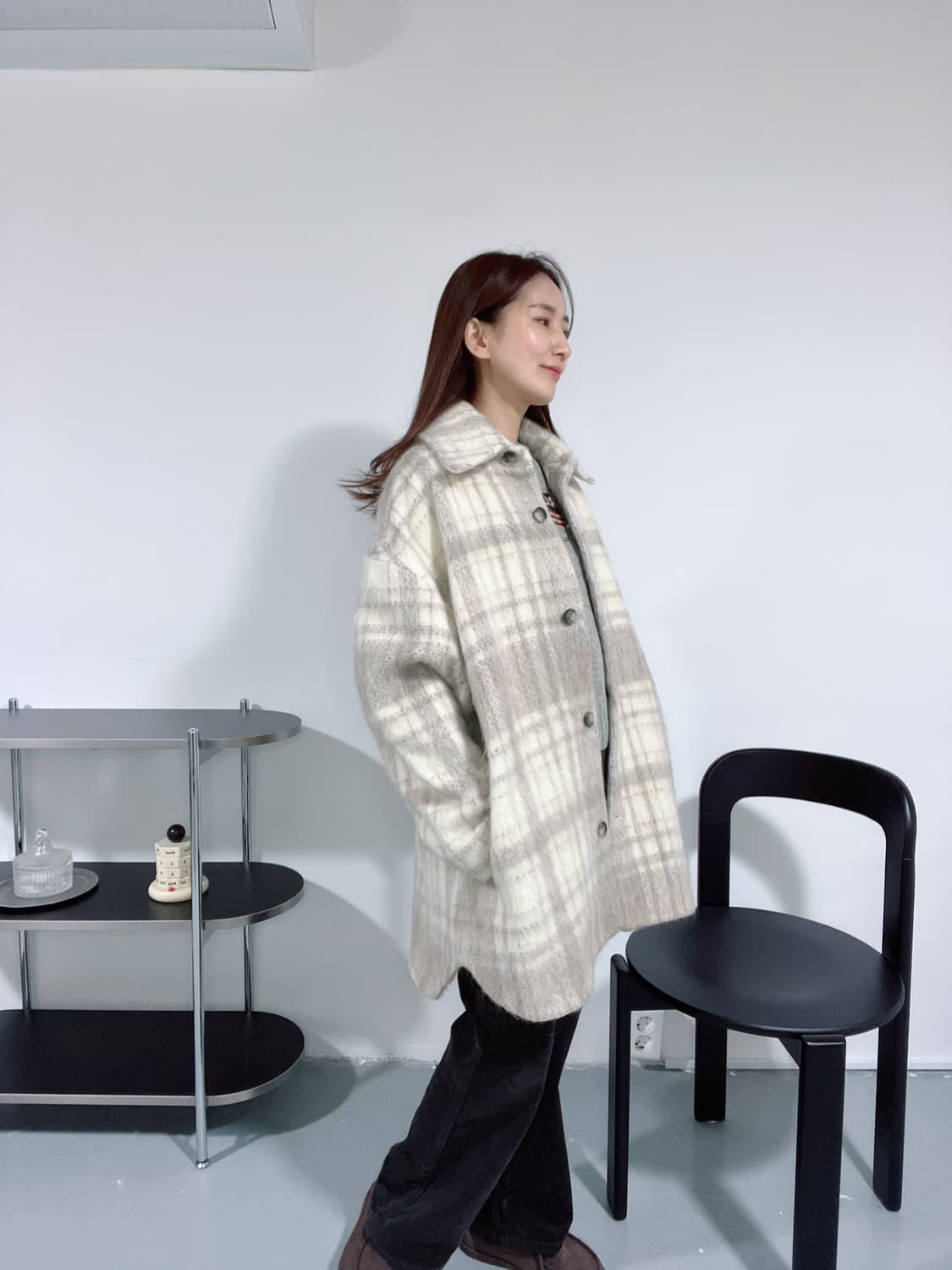 [38] 앤아더스토리즈 플래드 플란넬 오버핏 셔츠 자켓 상품이미지2