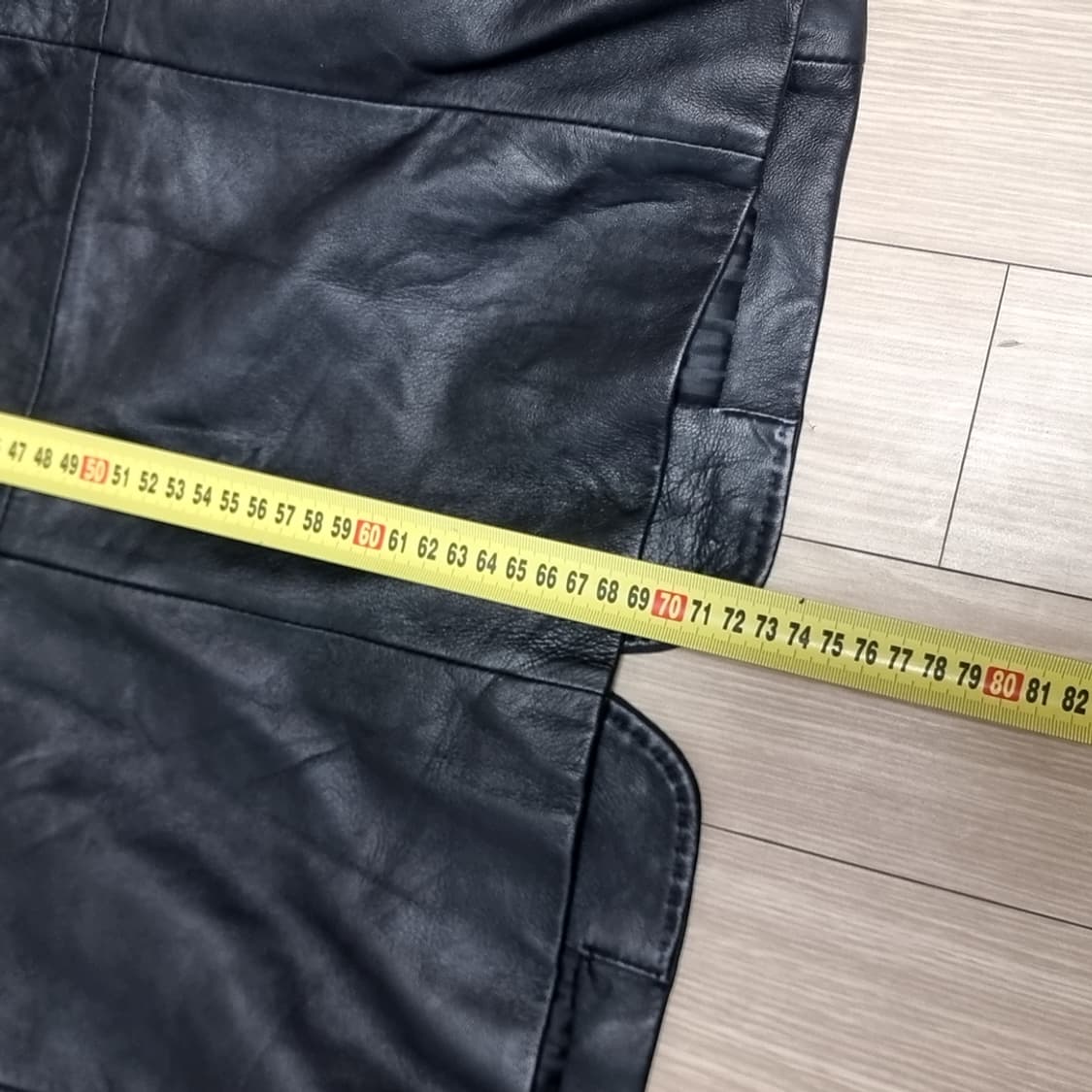 이신우옴므 블랙 가죽 자켓(100) 상품이미지8