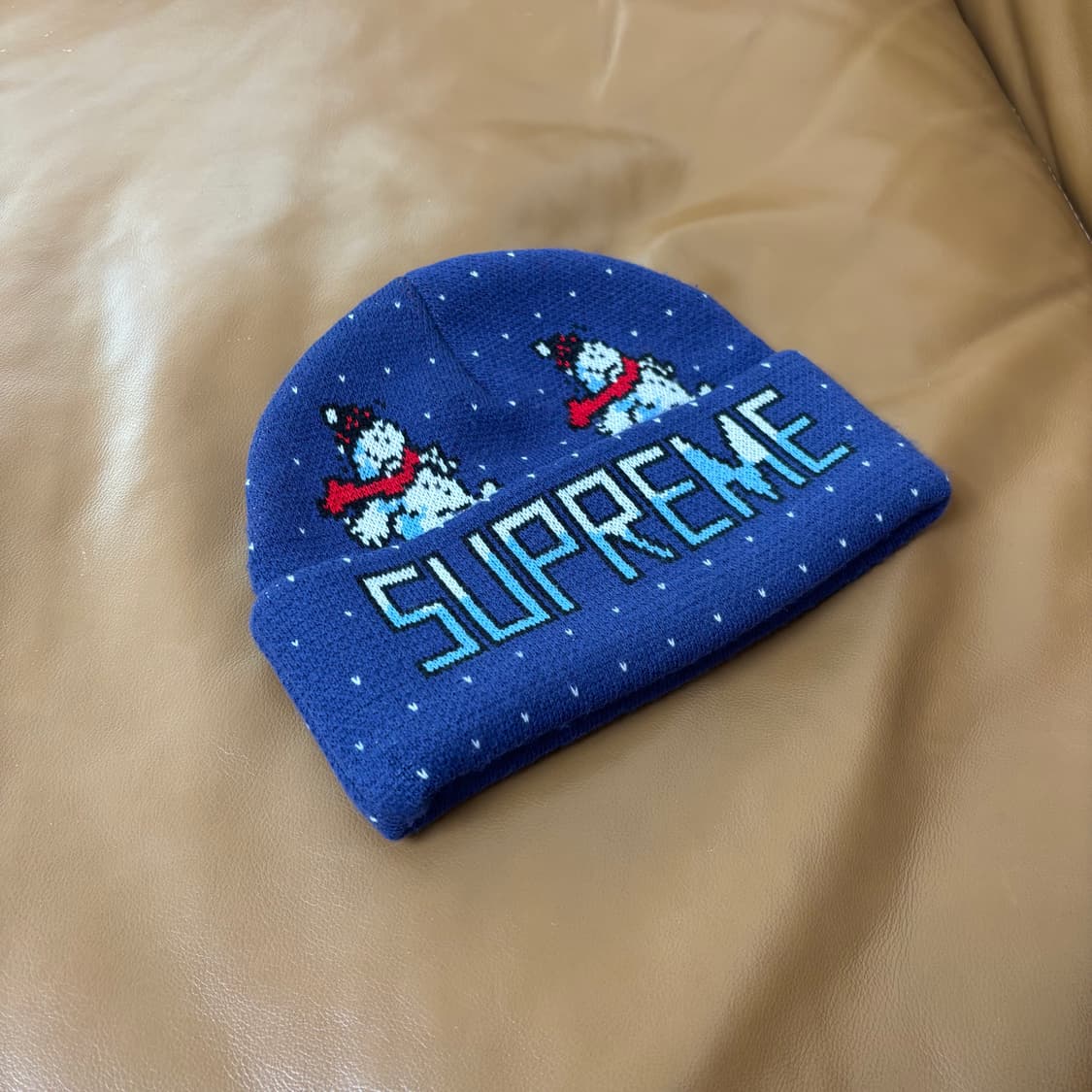슈프림 비니 모자 21fw 스노우맨 네이비 상품이미지2