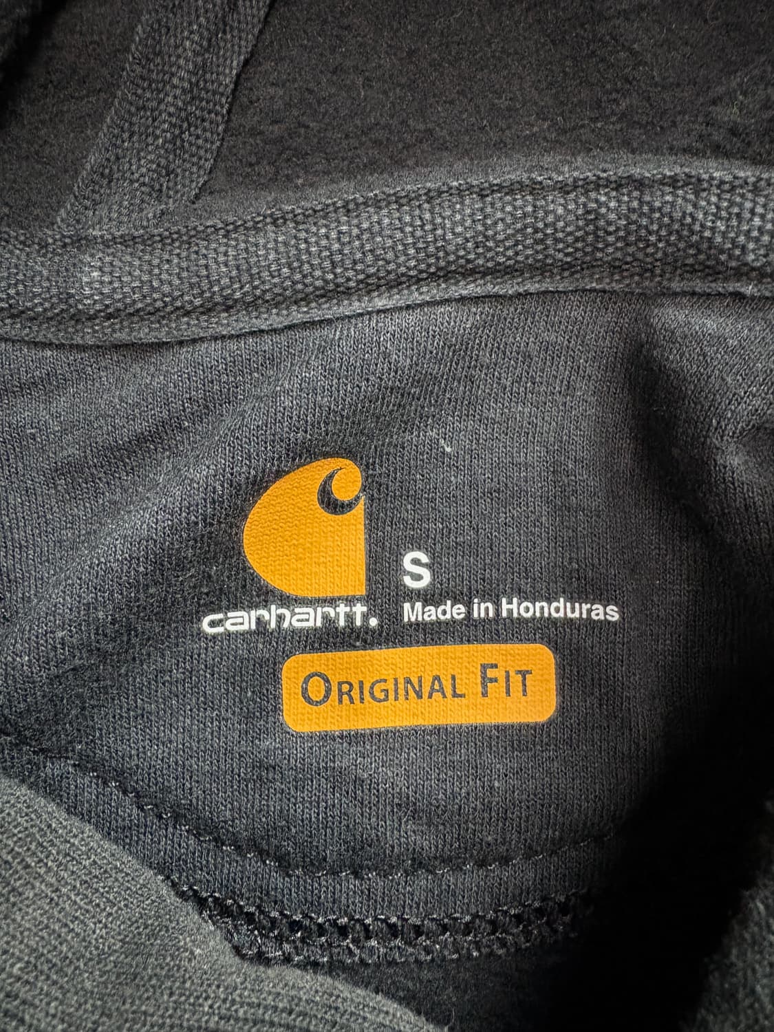 칼하트 루즈핏 스펠아웃 미드웨이트 레귤러 로고 후디 2554 상품이미지4