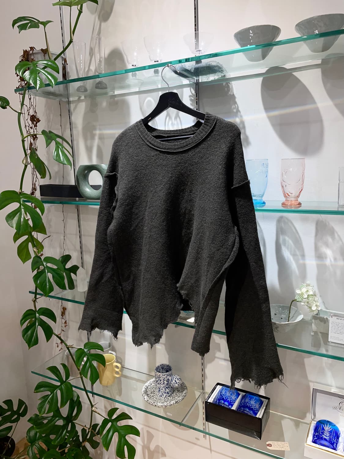 BED j.w FORD cut off knit 상품이미지5