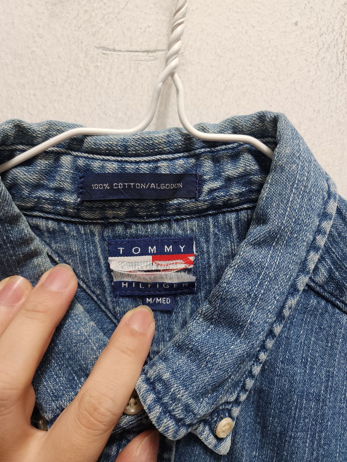 타미힐피거 올드스쿨 월계수 데님 셔츠 상품이미지4