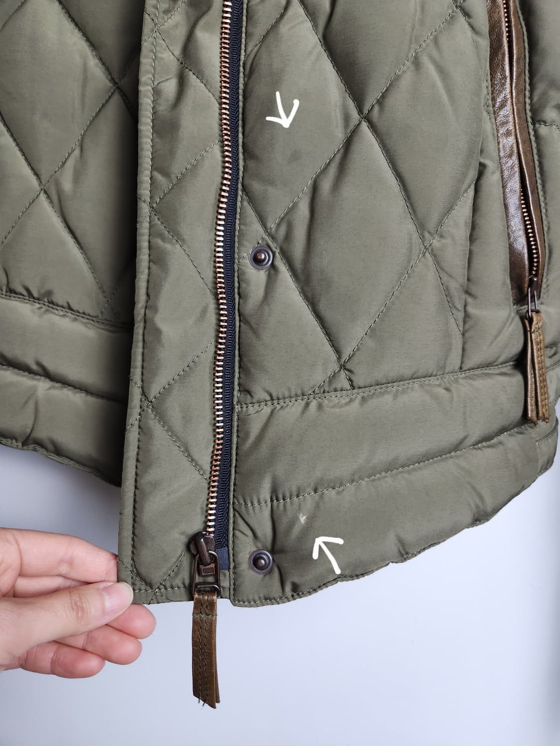 다운 퀼팅 하이넥 패딩 상품이미지10