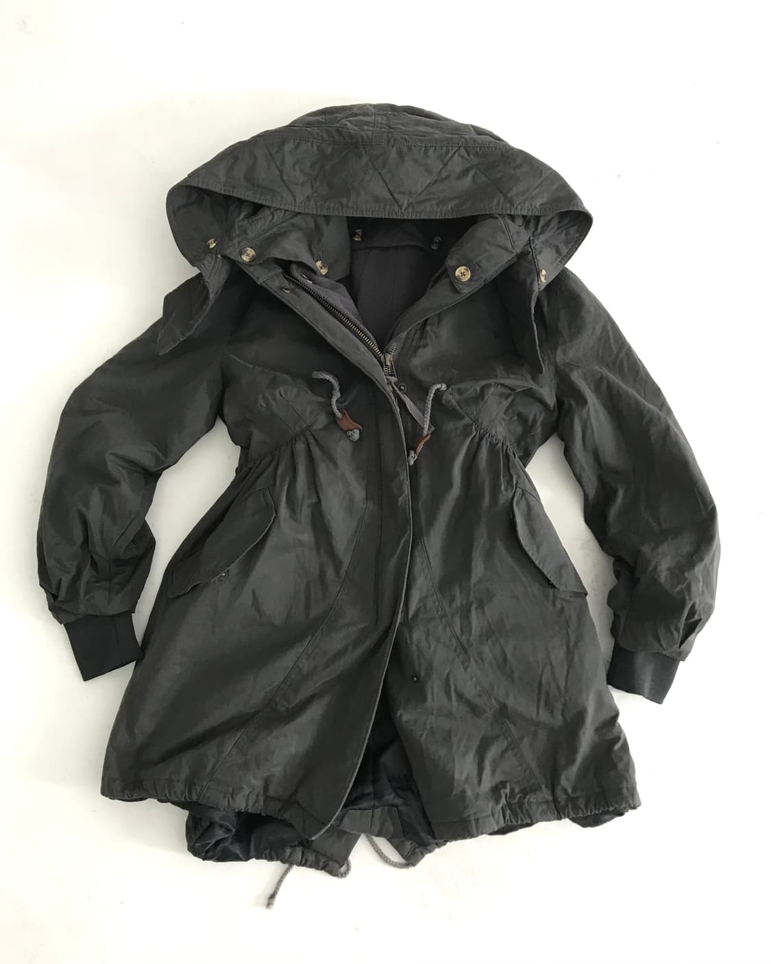 Shirring padded military jumper  상품이미지6