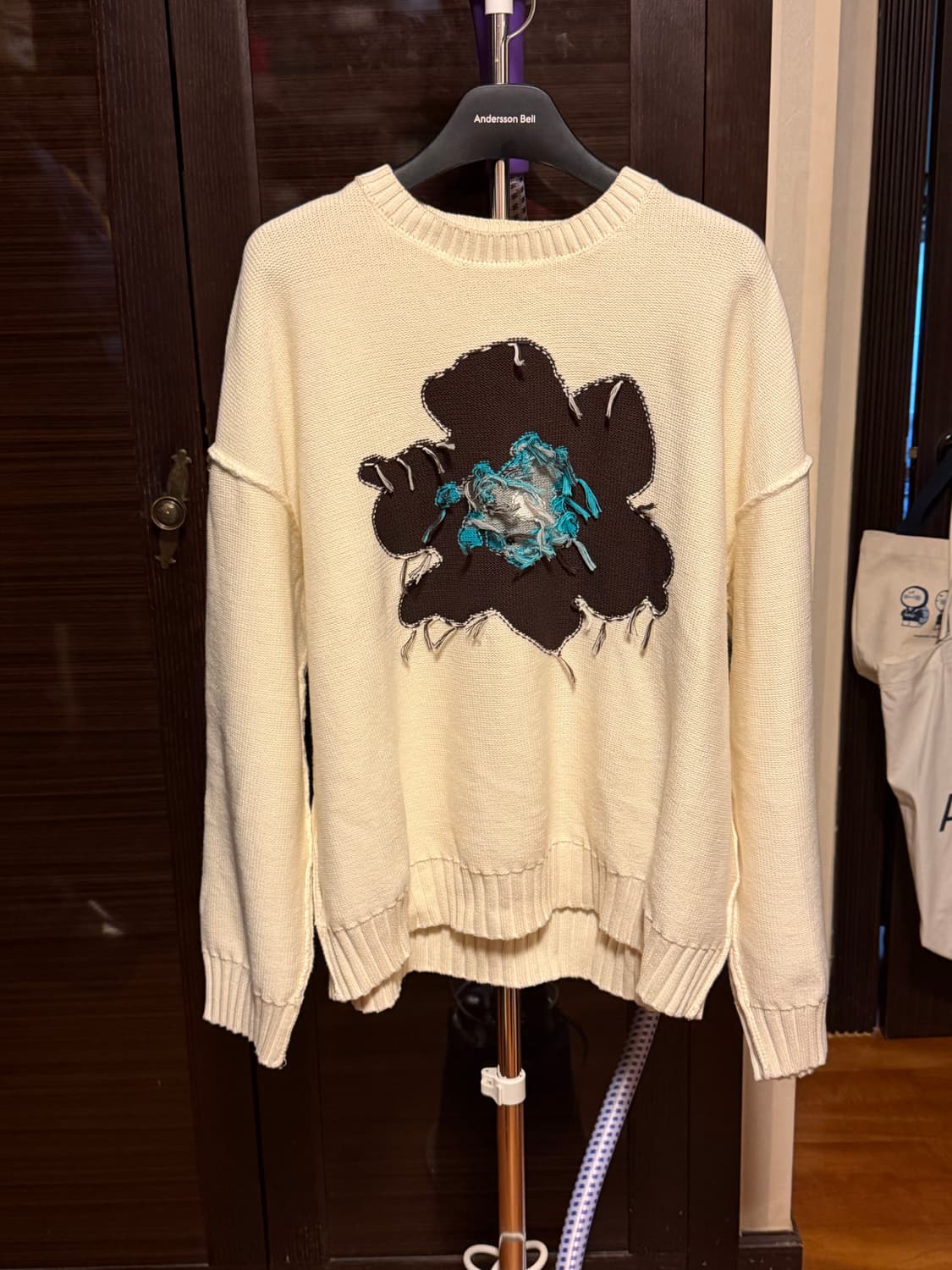 [남성S]캠퍼우드 아이보리 니트 상품이미지2