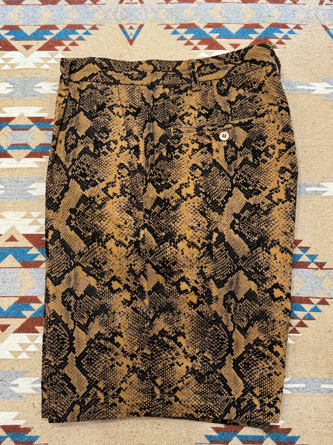 [M] 와코마리아 x 디키즈 플리티드 쇼츠 트라우저 파이톤 상품이미지6