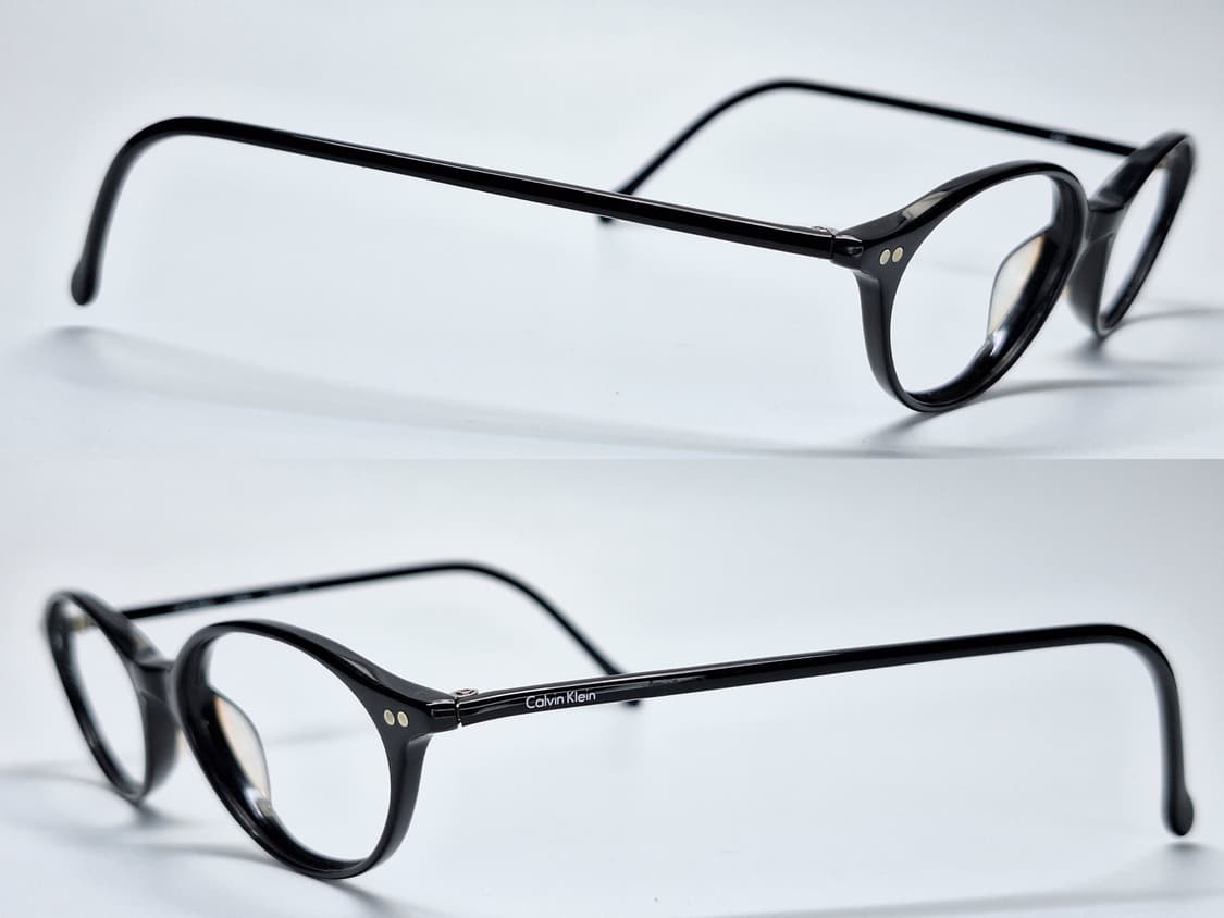 캘빈클라인 Calvin Klein 3480 블랙 오벌형 긱시크 뿔테 안경 상품이미지7