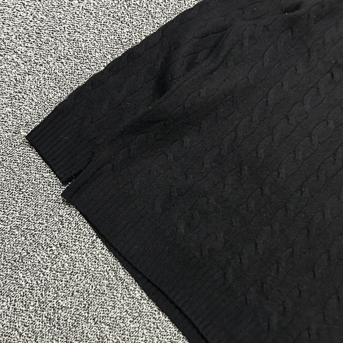 폴로 블랙 케이블 울 케시미어 니트 상품이미지3