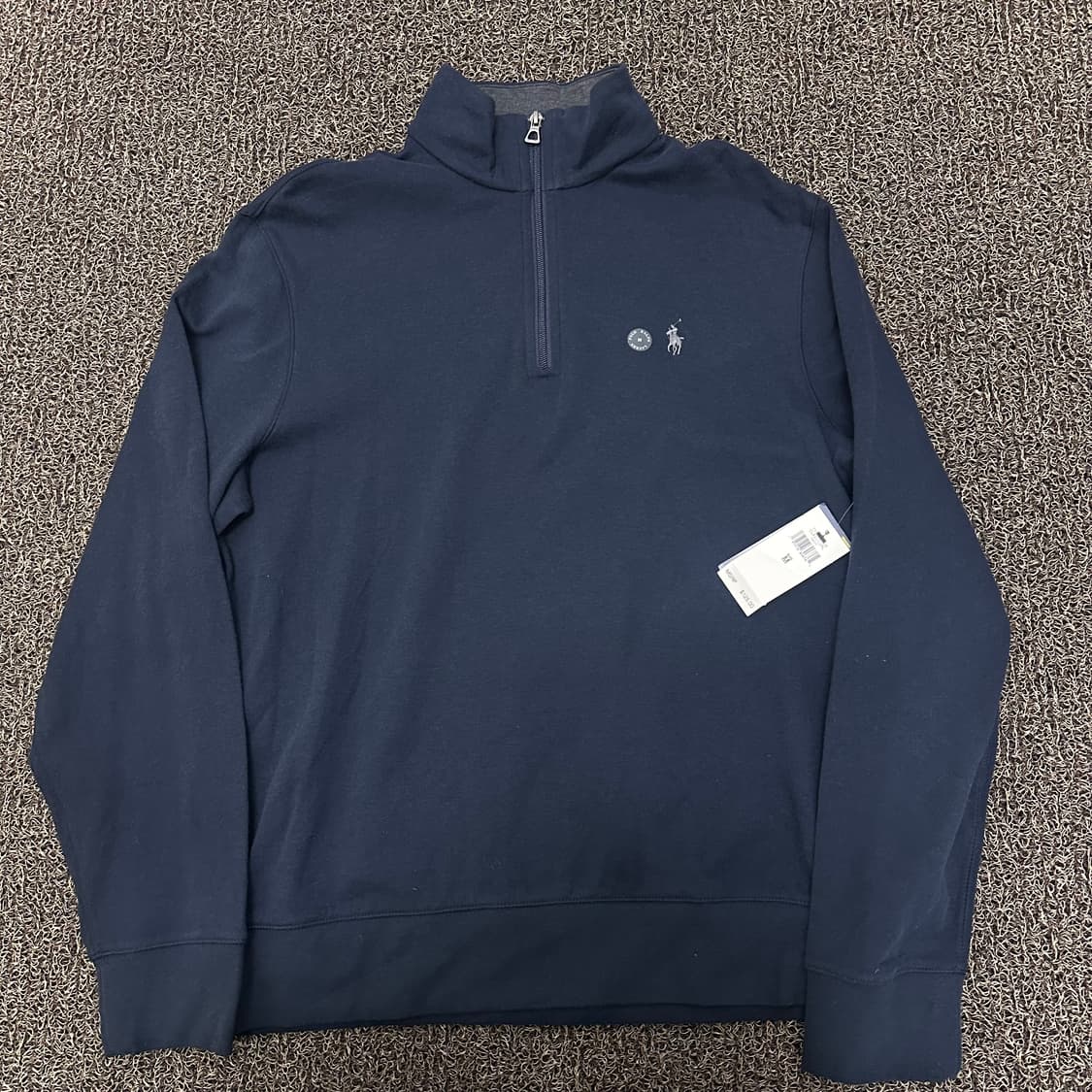 [새상품] POLO 폴로 랄프로렌 신상 반집업 니트 긴팔티셔츠 M 상품이미지1