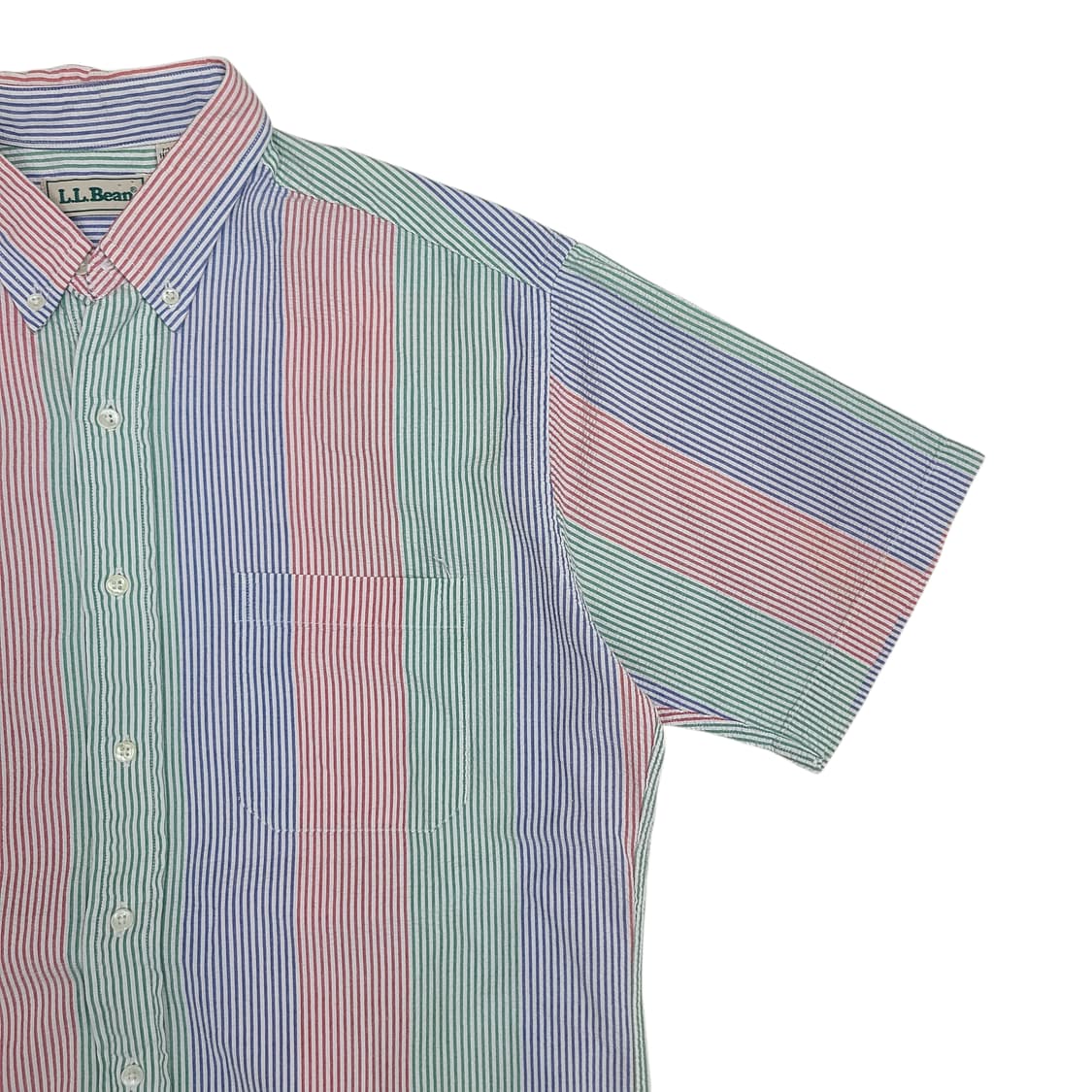 '90s L.L.Bean Vintage Stripe Shirt 상품이미지3