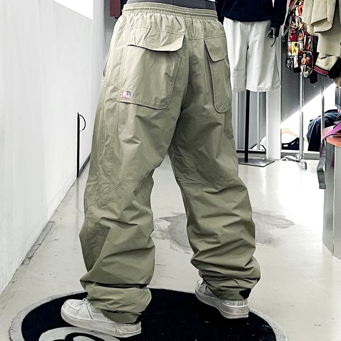 폴로 스포츠 제팬 라인 베이지 나일론 웜업 조거 팬츠 상품이미지2