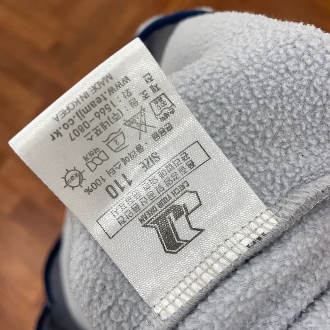 두산베어스 플리스 후드티 상품이미지3