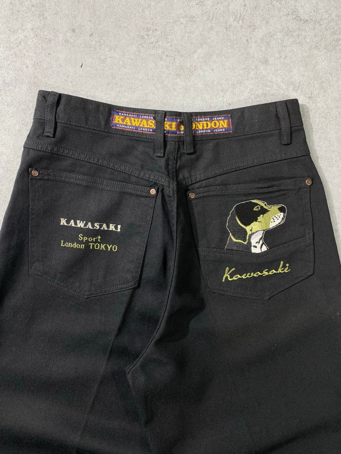 [28] 90s Kawasaki 가와사키 스포츠 루즈핏 팬츠 상품이미지2