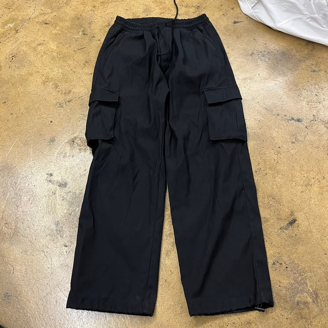 [정품/M] 낫포너드 블랙 카고 조거팬츠 허리밴딩 바지 b16 상품이미지2