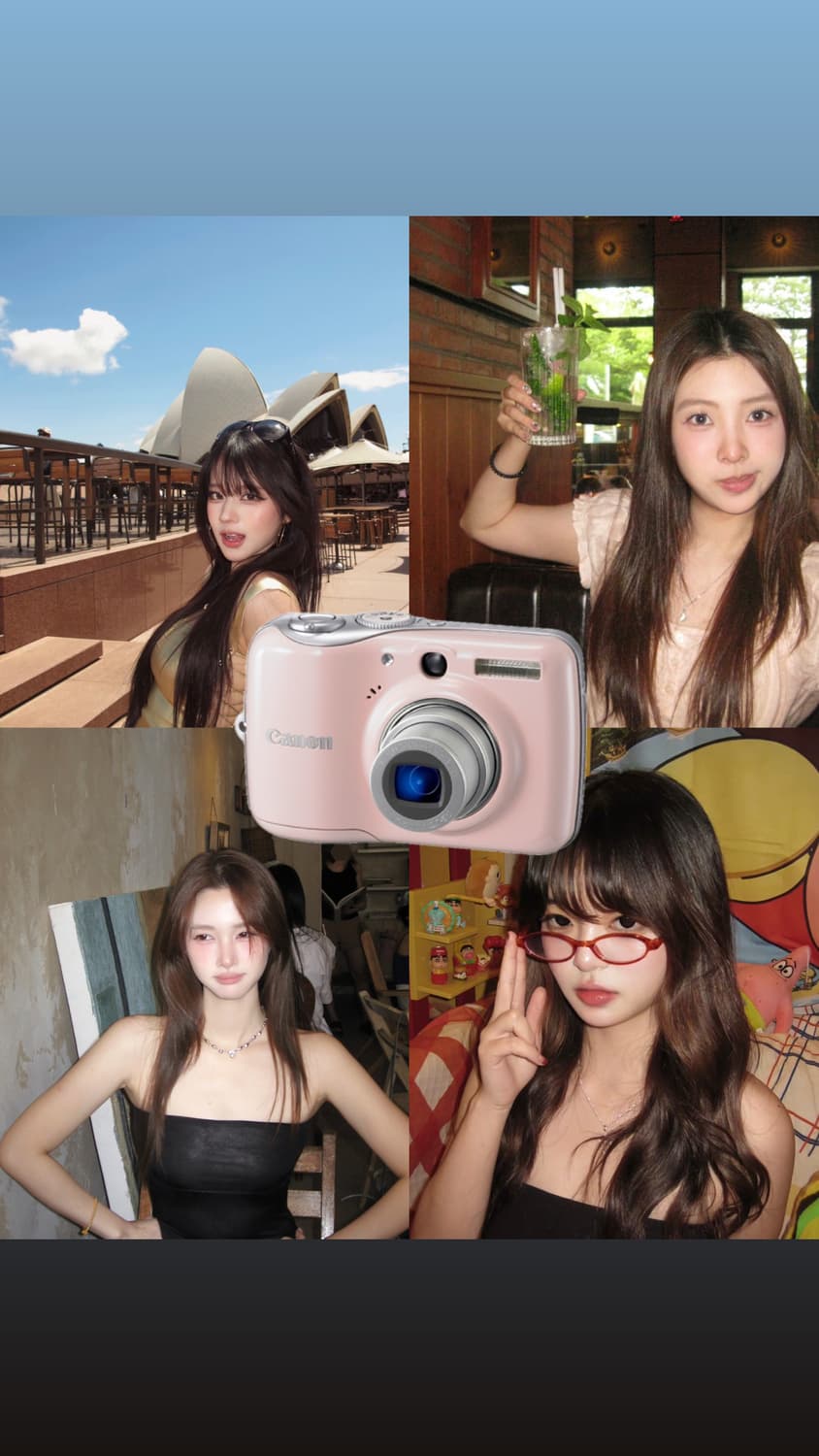 인기!) Canon powershot e1 빈티지 핑크 디카 (풀박스) 상품이미지1