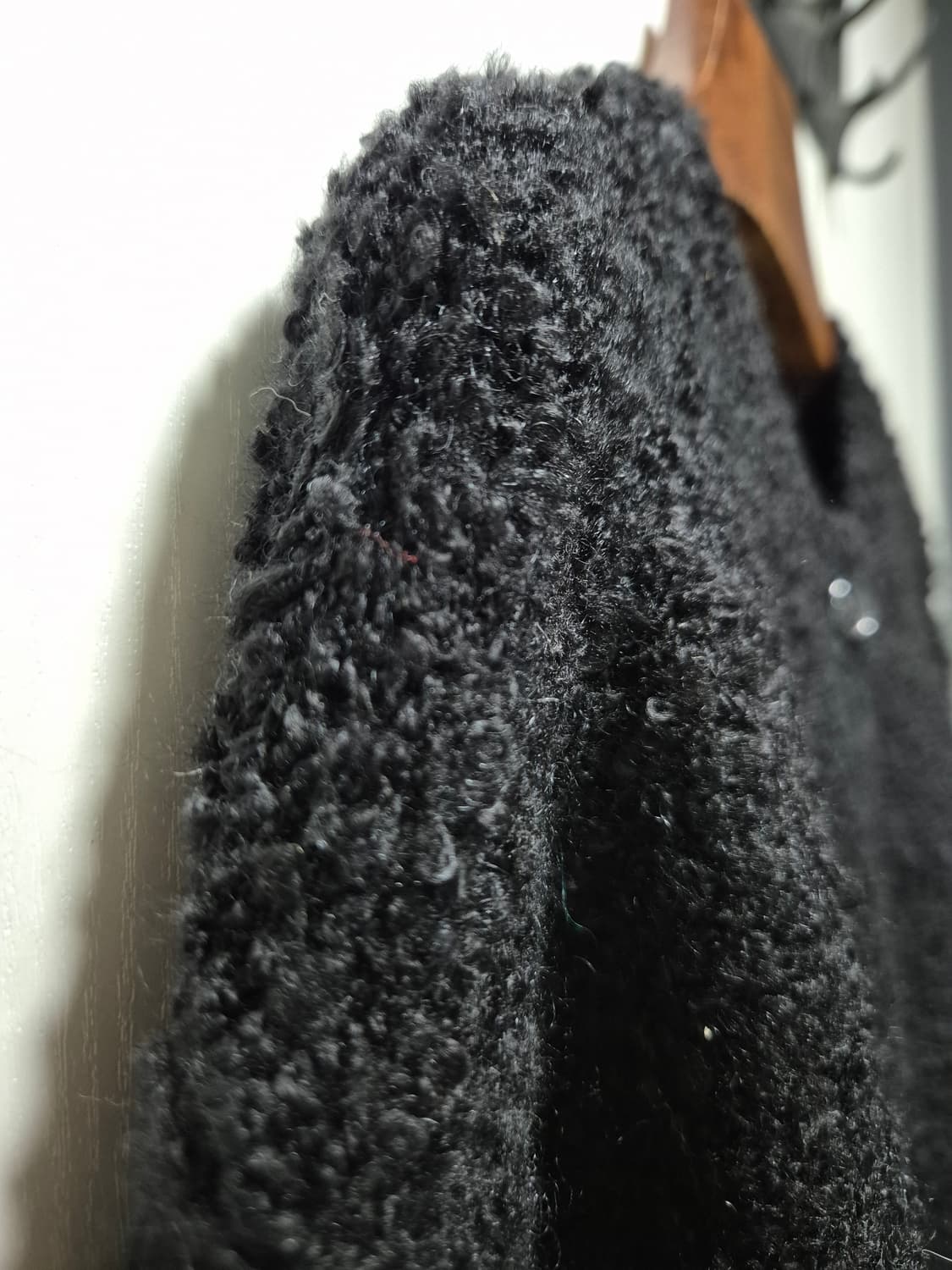 블랙 부클 가디건 상품이미지6