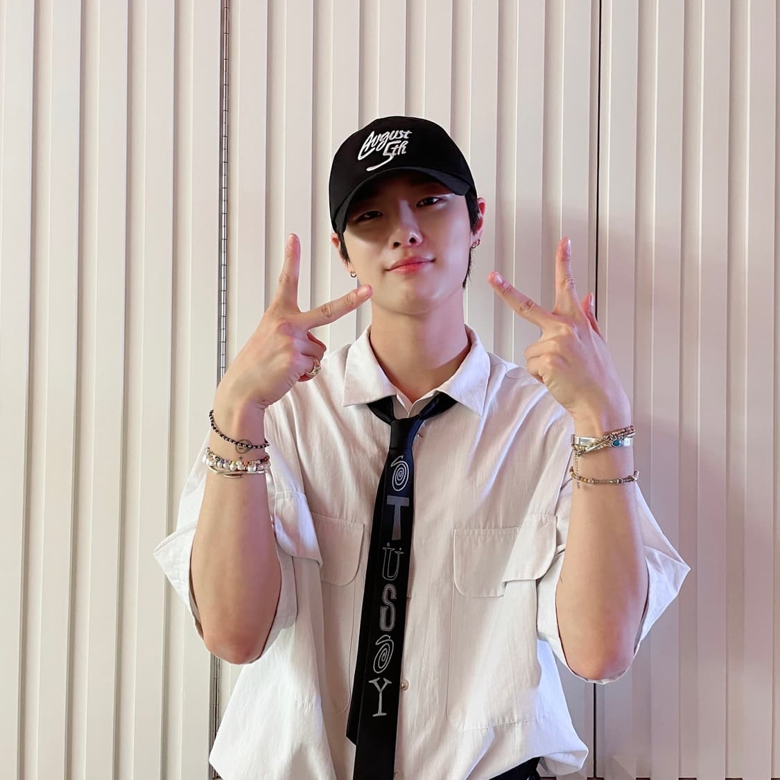 스투시 랜섬 자카드 넥타이 상품이미지1