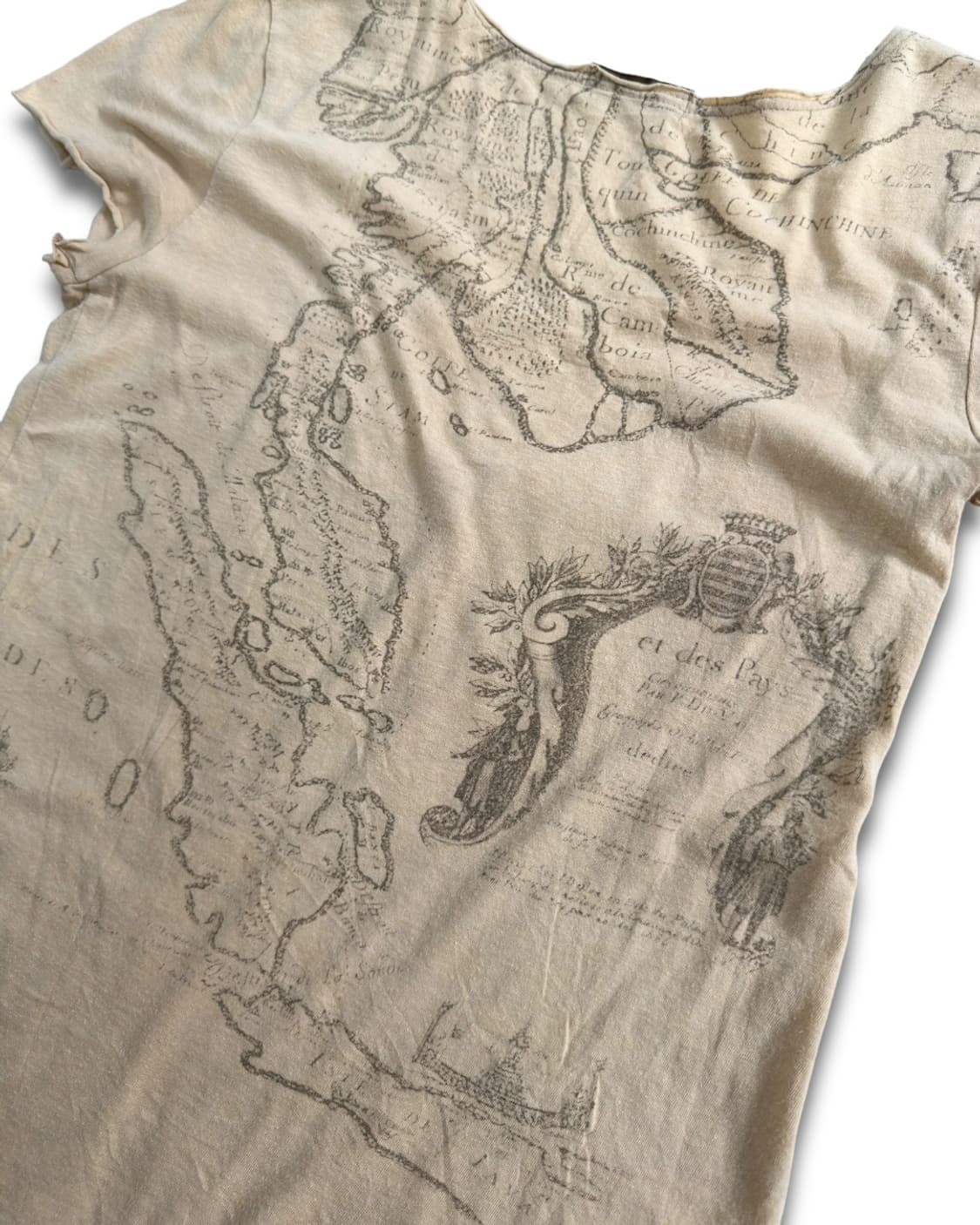 vintage map graphic t-shirt 상품이미지5