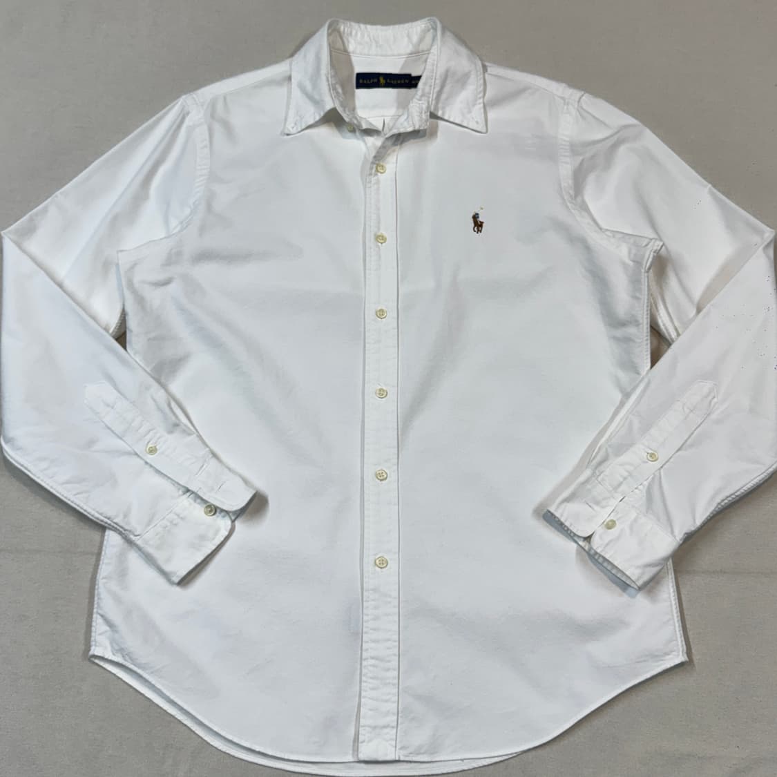 M) 폴로 랄프로렌 클래식 옥스포드 화이트 셔츠 상품이미지2