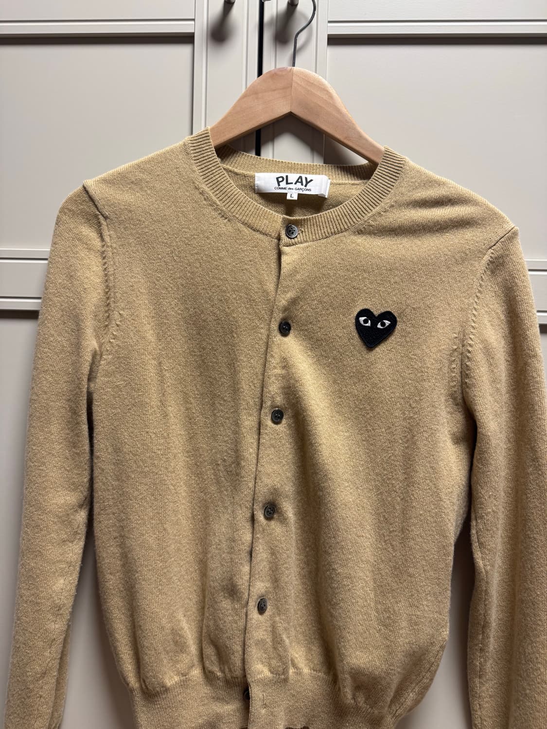 [정품] 꼼데가르송 니트 가디건 L사이즈 새상품급 상품이미지1