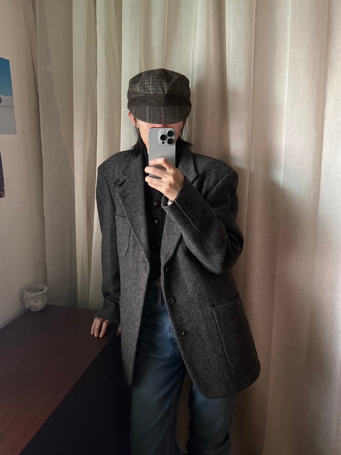 L.L.Bean herringbone wool jacket 상품이미지10