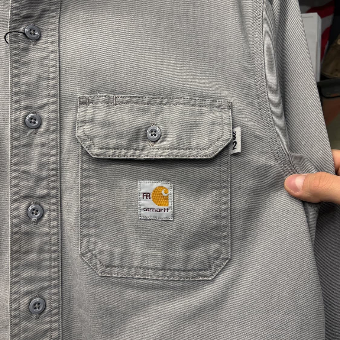 00s 칼하트FR 리얼워크 방염 코튼트윌 워크셔츠 N456 상품이미지5