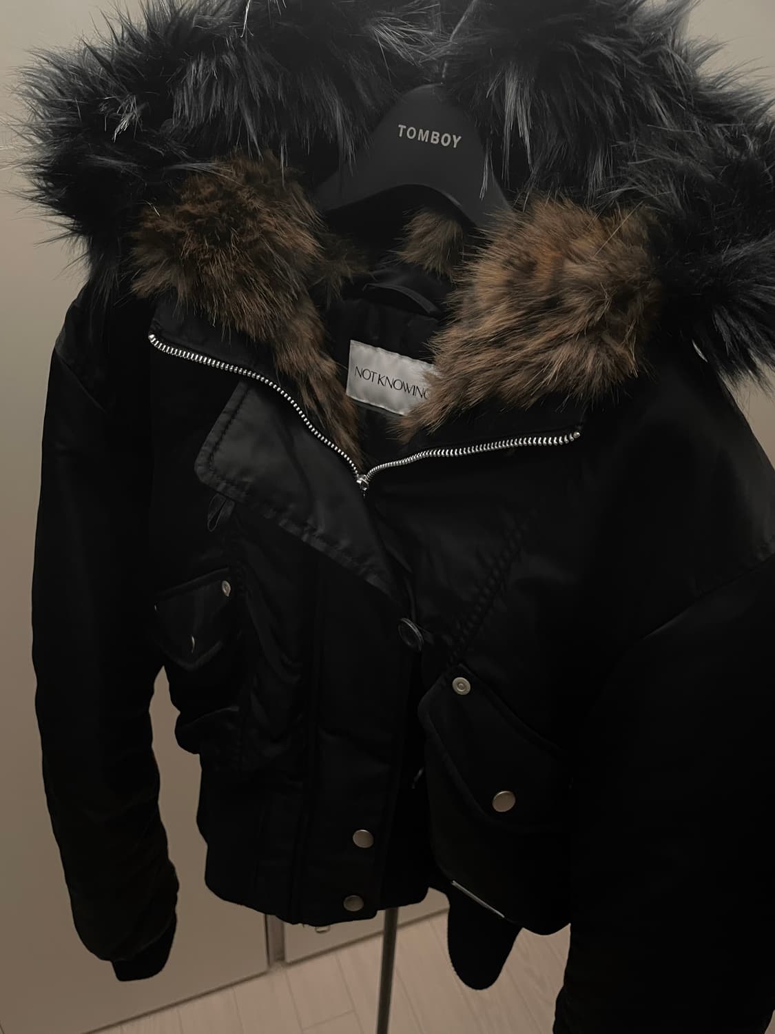 낫노잉 Fur Trim MA-1 Padded Jumper 상품이미지4
